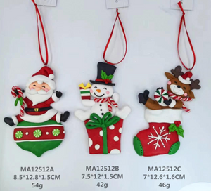 黏土造型圣诞老人/雪人/驯鹿与礼物 - 33