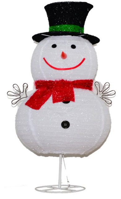 包布可伸缩雪人折叠灯