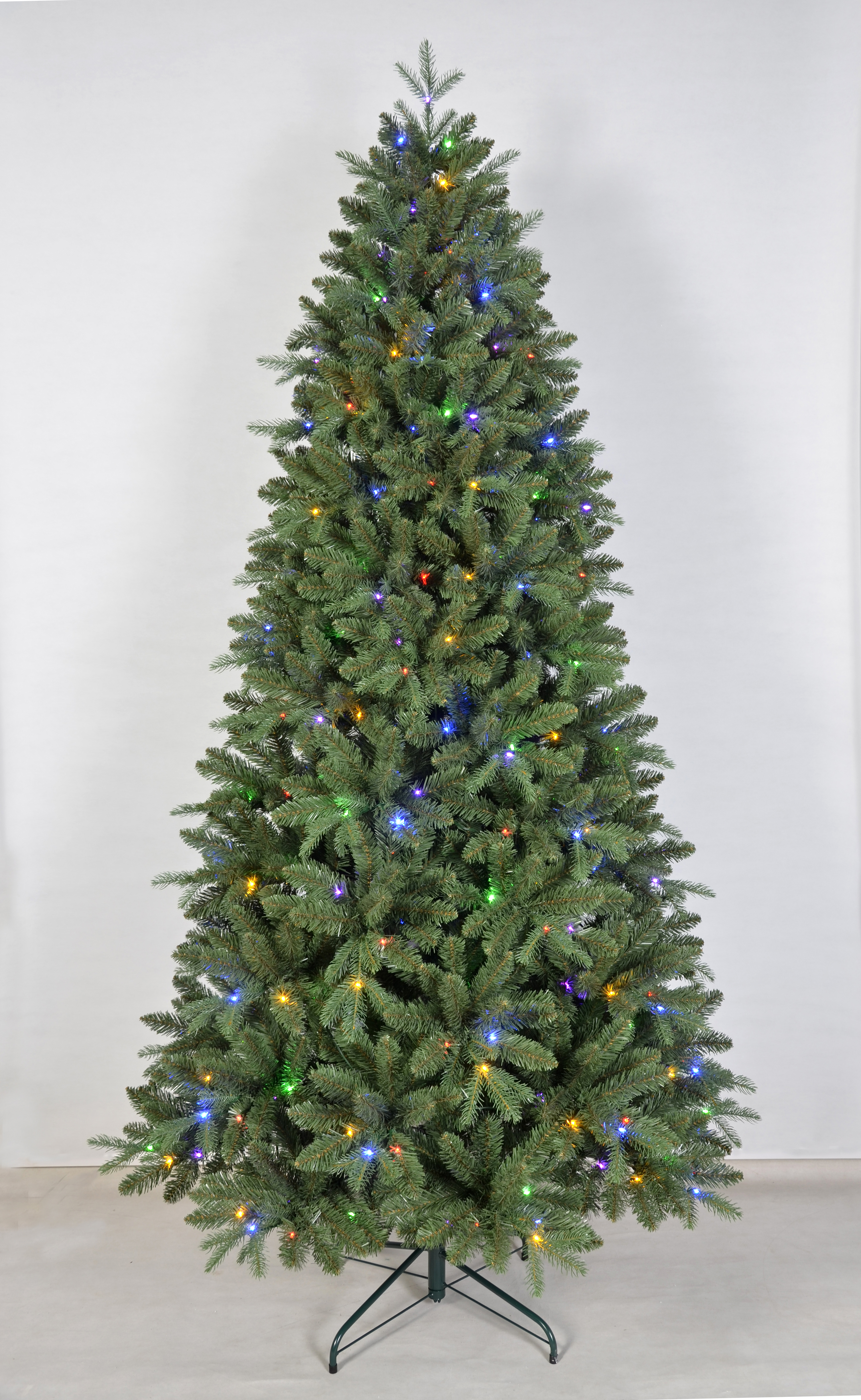 绿色普通圣诞树+灯串