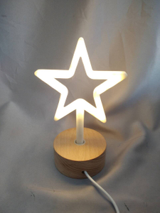 木制五角星灯