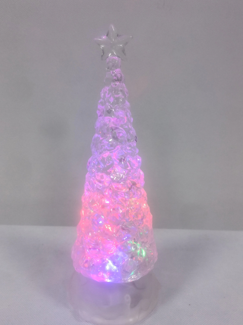 丙烯酸透明圣诞树与星星1