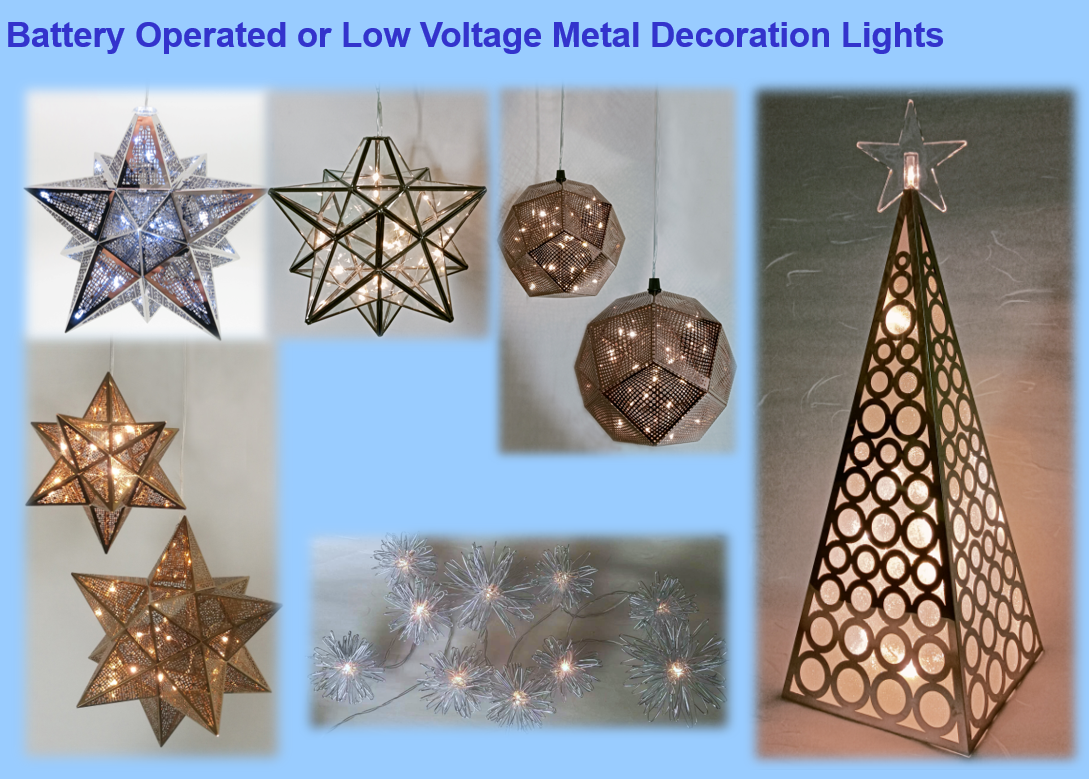 桌上型装饰灯（铁线装饰灯）