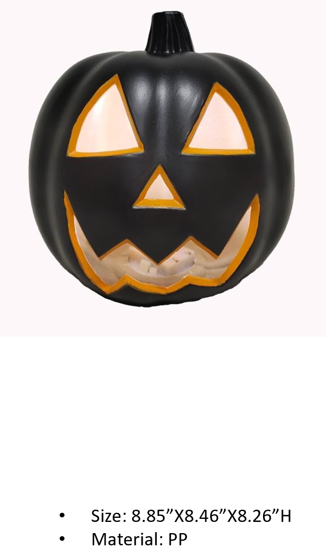 PP 黑色南瓜灯模型 