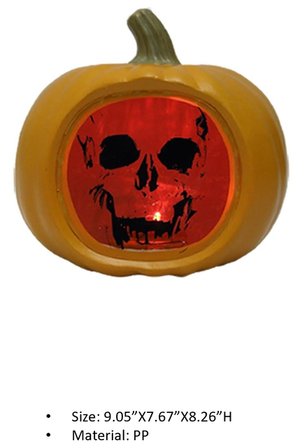 PP 橙色南瓜灯模型