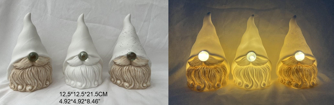 瓷质两只企鹅灯- 9