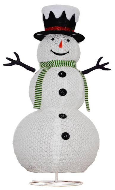 包布伸缩雪人可折叠灯