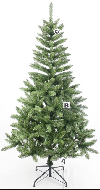 绿色平原圣诞树