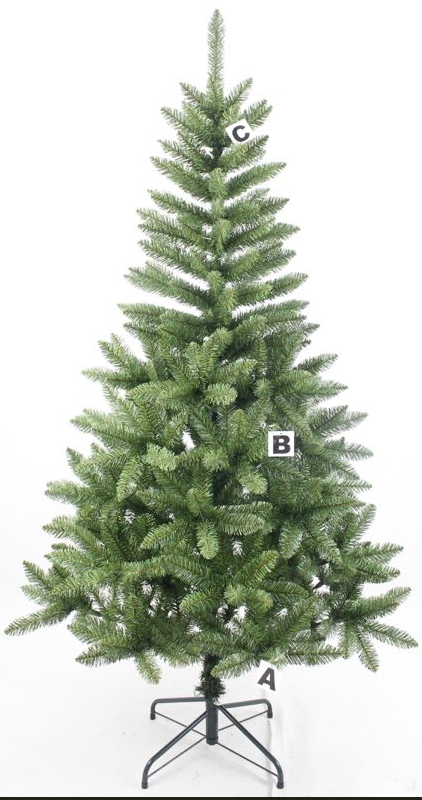 绿色普通圣诞树