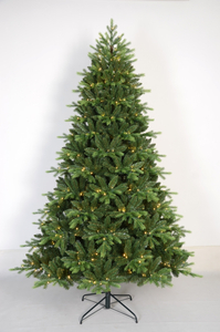 绿色普通圣诞树+灯串