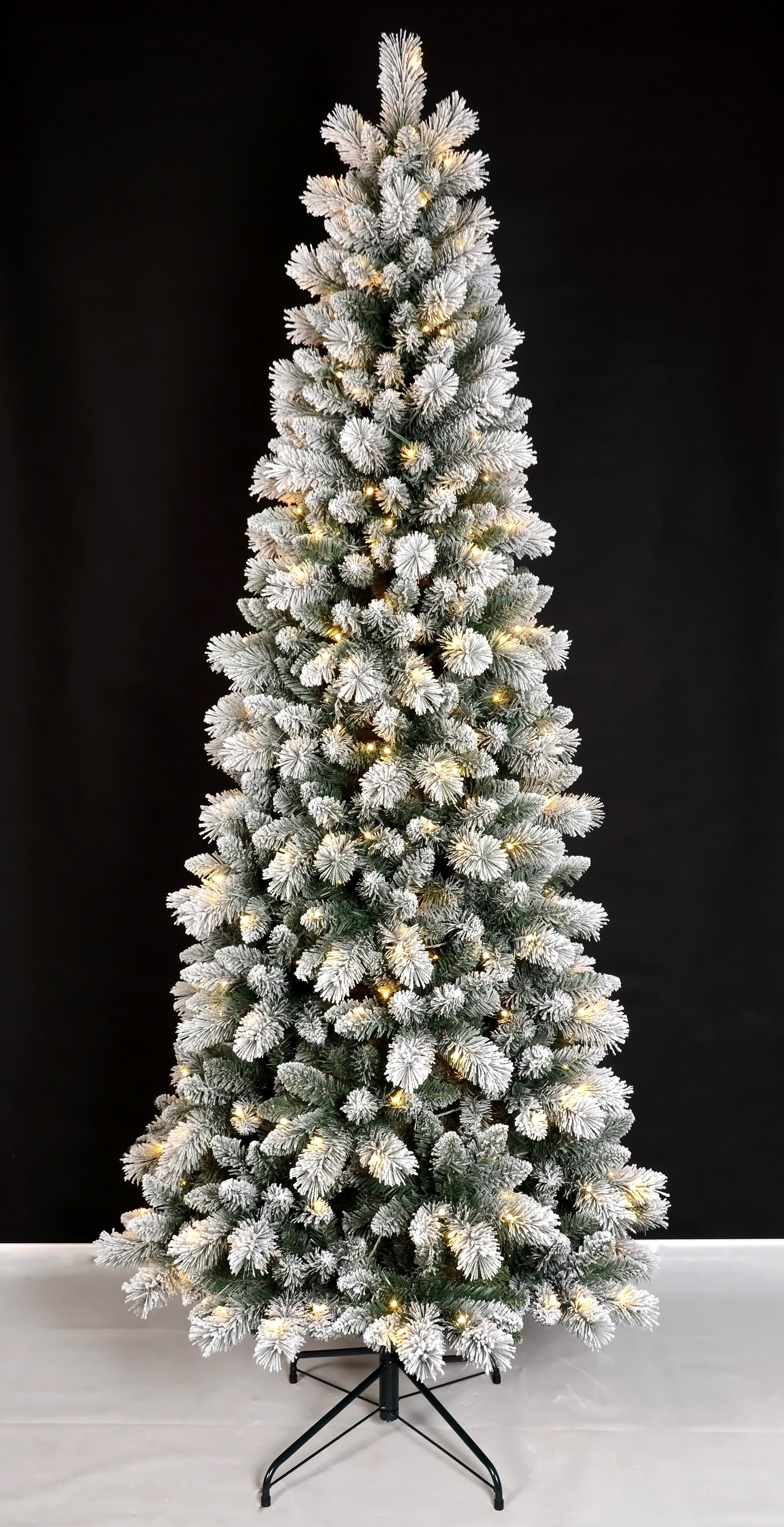 绿色圣诞树+植绒带灯串