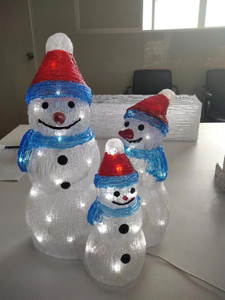 3pcs用旋转基座旋转雪人