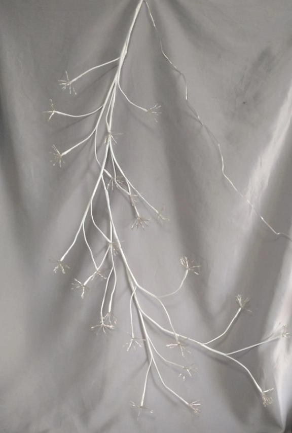 新的150万个人造枯萎的樱花开花led灯树 - 优雅的樱桃花装饰灯，带有生命的树枝设计