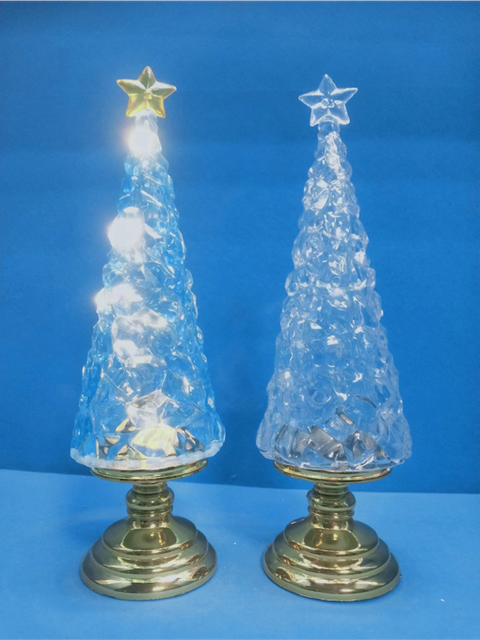 丙烯酸透明圣诞树与星星