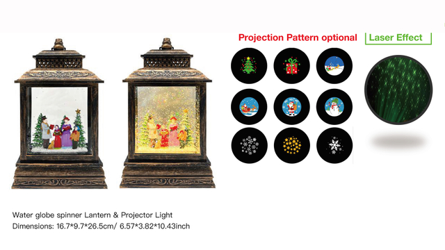 亚克力 提灯造型水灯 投影灯 唱诗班 SR - 11