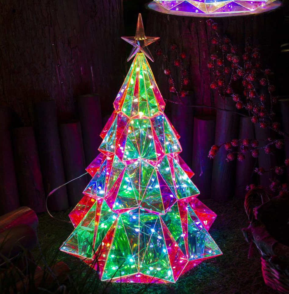 彩色钻石圣诞树