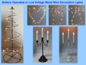 桌上型装饰灯（铁线装饰灯）