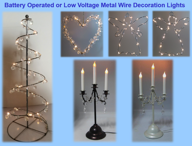 桌上型装饰灯（铁线装饰灯）