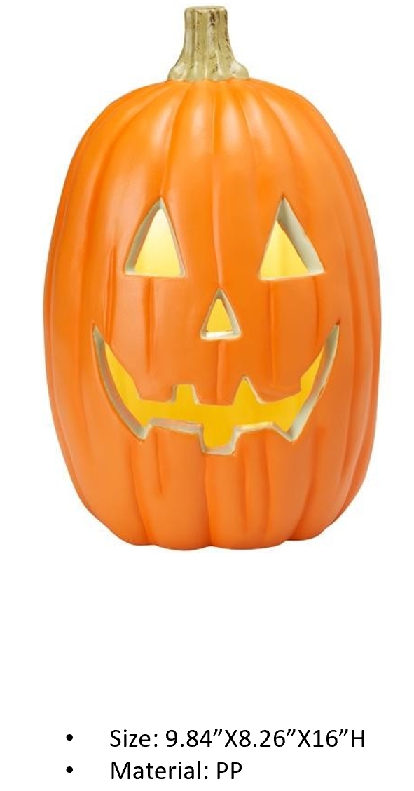 PP 橙色南瓜灯模型 