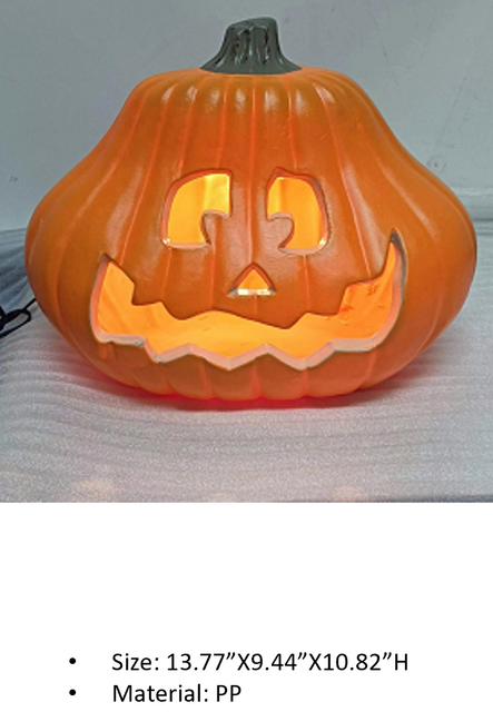 PP 橙色南瓜灯模型