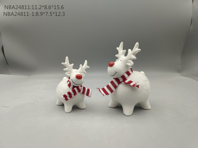 带红领巾的瓷驯鹿 - 27