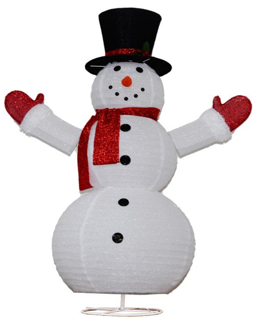 包布可伸缩雪人折叠灯