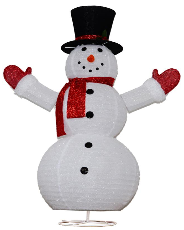 包布可伸缩雪人折叠灯