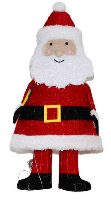 包布可伸缩圣诞老人折叠灯