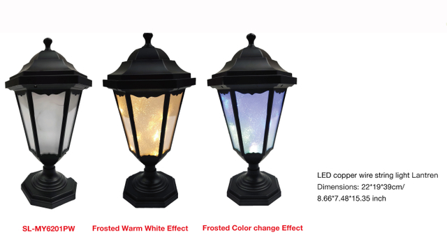 室内装饰 路灯造型 LED 铜线灯串 - 15