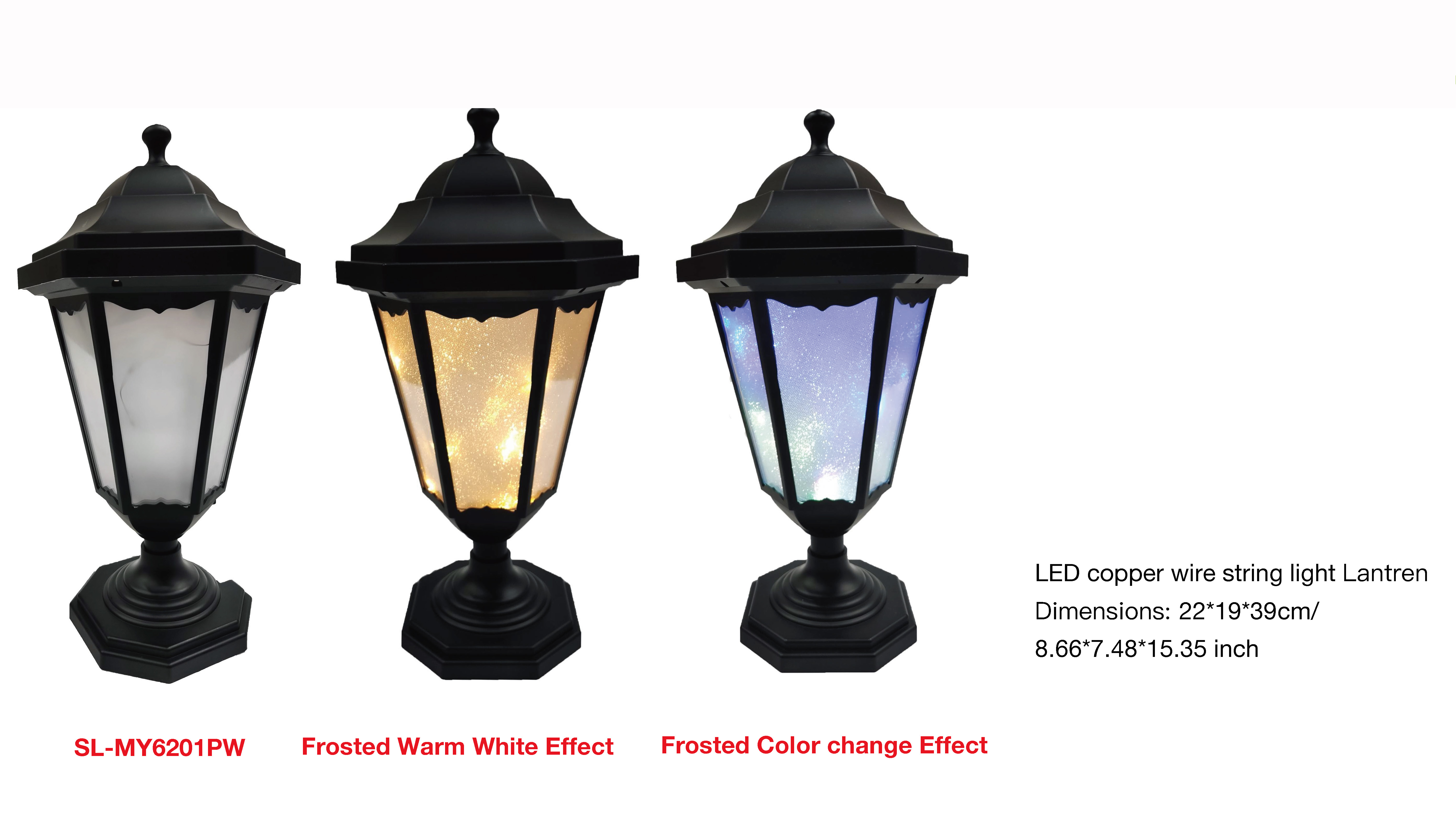 室内装饰 路灯造型 LED 铜线灯串 - 15