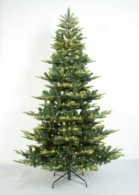 绿色普通圣诞树+灯带