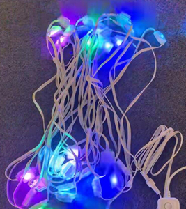 幻想屋顶边缘照明-5054 RGB颜色改变LED，带有方形镜头外壳和内置IC控制板，用于动态室外重点照明