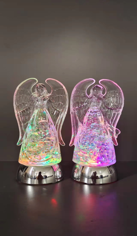 丙烯酸透明天使建模RGB光