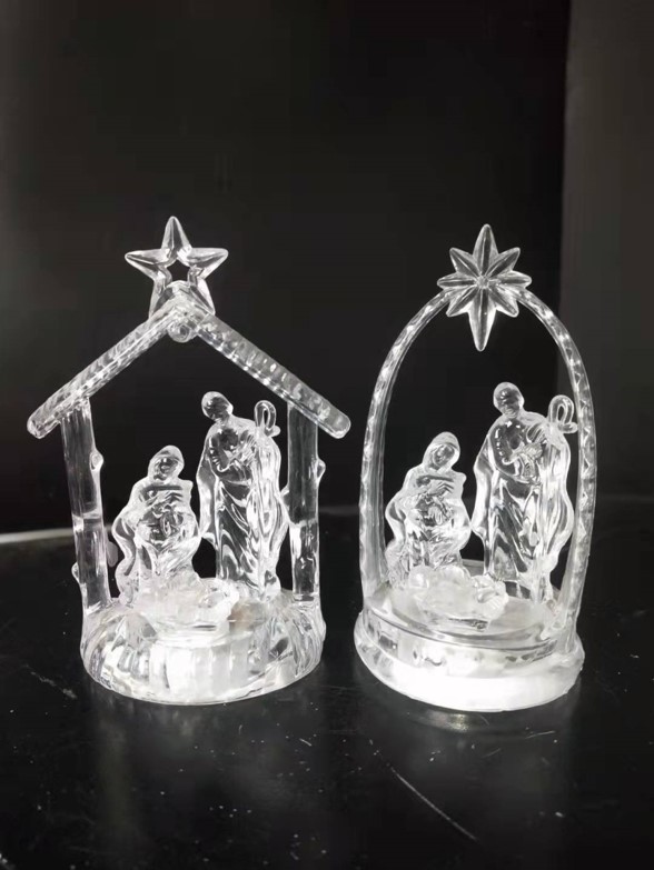 丙烯酸透明建模灯圣母玛利亚