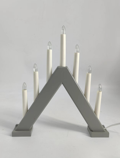 7 LED木制蜡烛桥灯 2