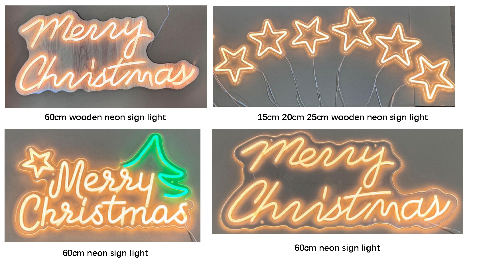 丙烯酸和木制标志灯