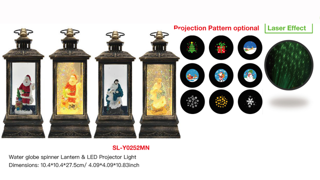 亚克力 提灯造型水灯 LED 投影灯 圣诞老人/圣母玛利亚 SR - 49