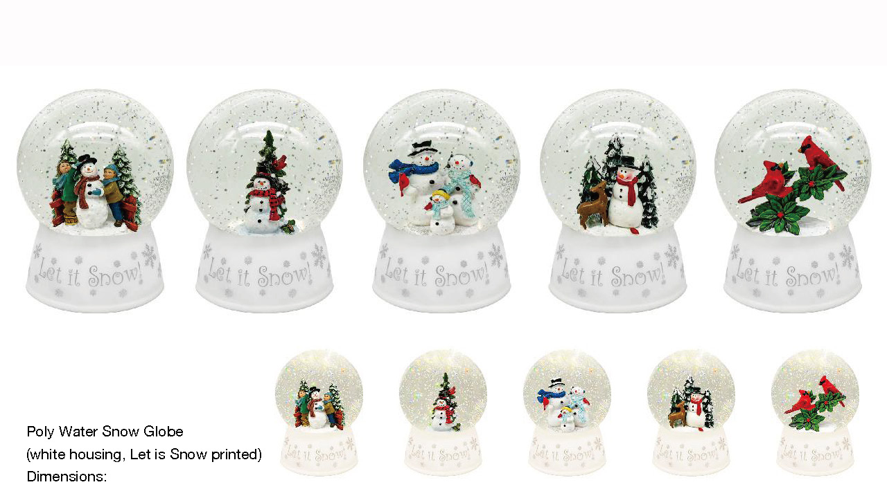 亚克力 水球灯 雪人/知更鸟 SR - 124