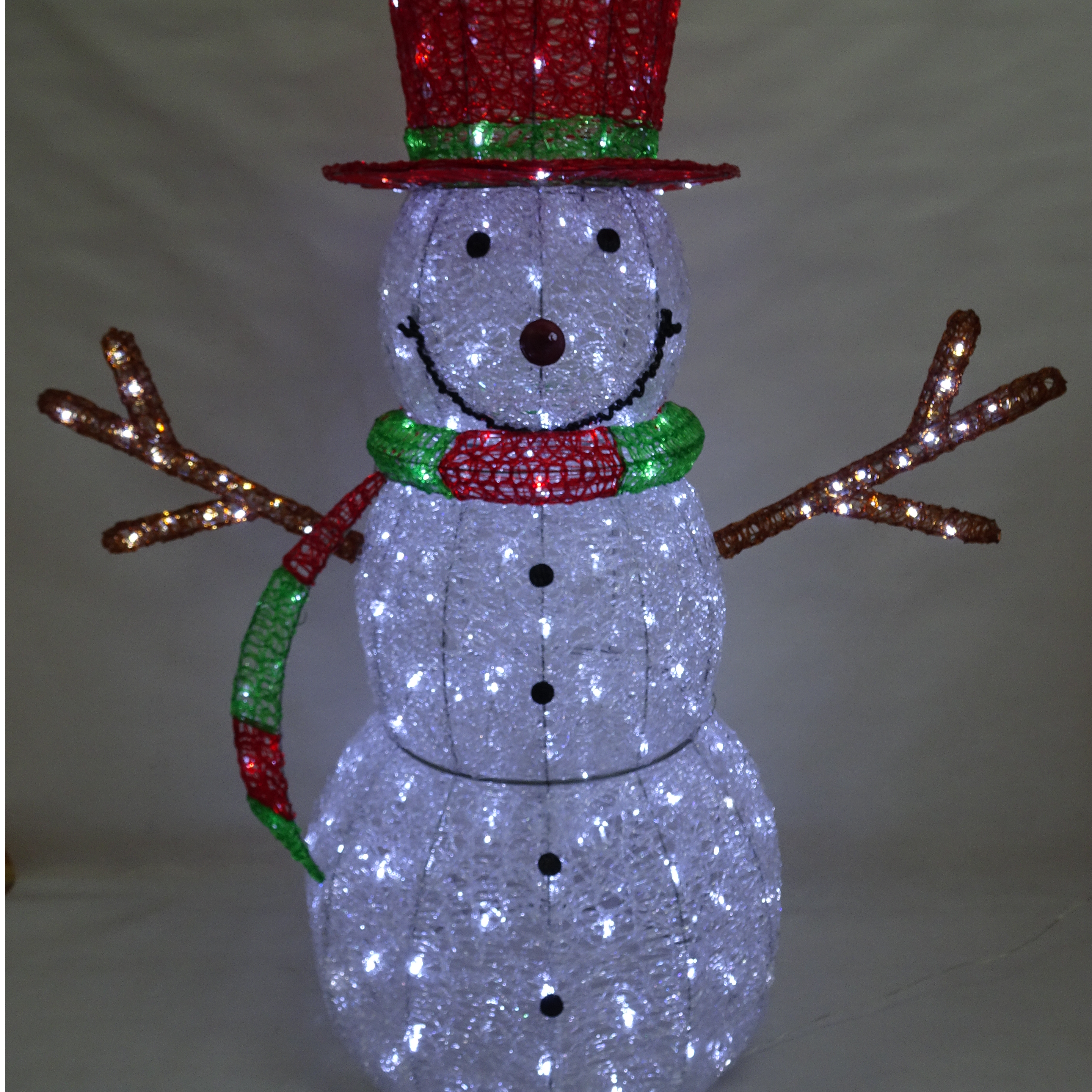 PS 3D雪人水晶灯 