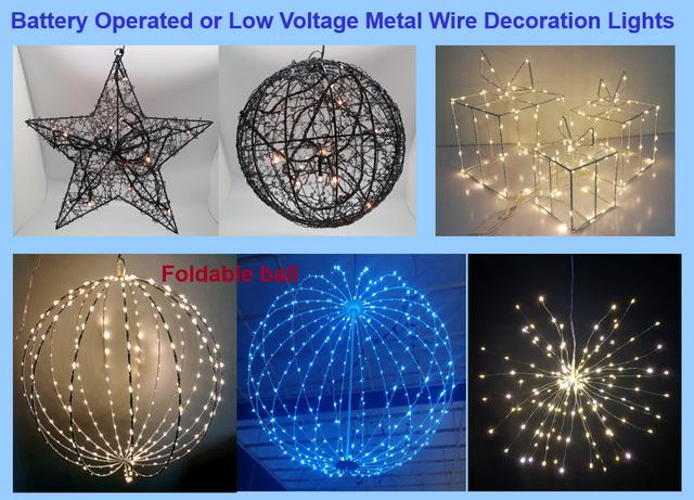 3D铁线造型装饰灯