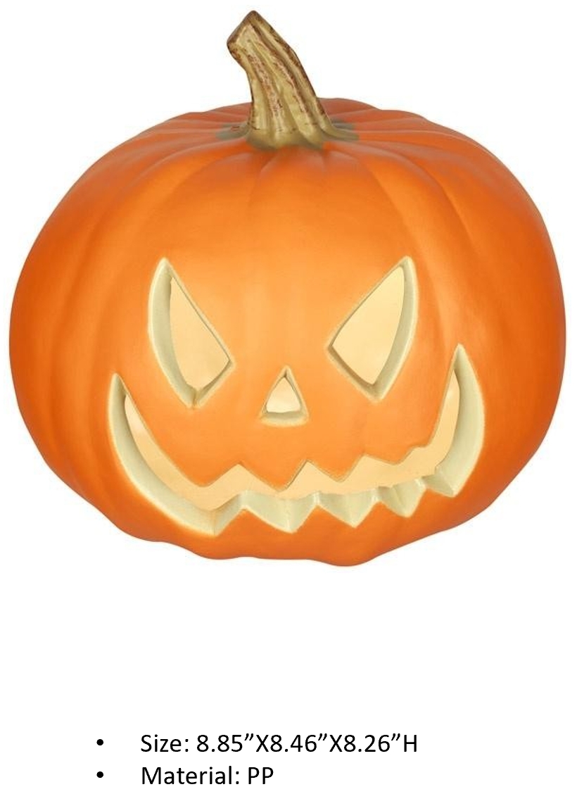 PP 橙色南瓜灯模型 