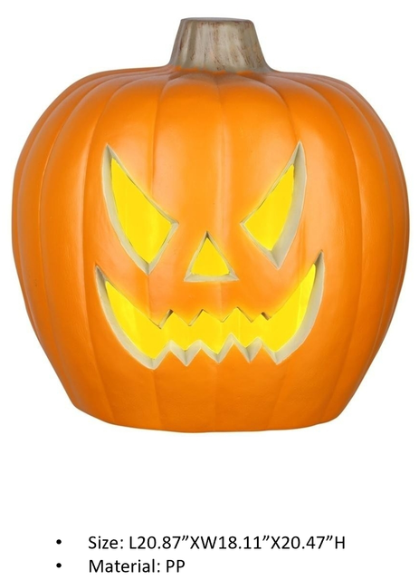 PP 橙色南瓜灯模型