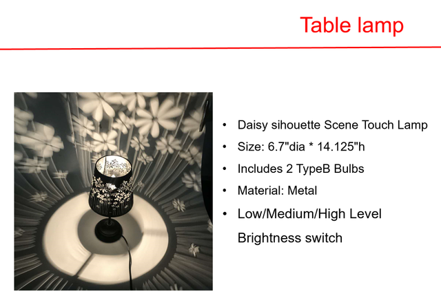 太阳能LED雏菊场景触摸灯