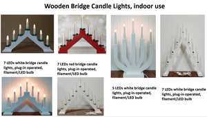 木头 桥灯 蜡烛灯