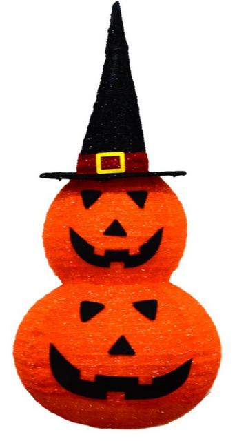 布艺包裹 2 件南瓜折叠灯