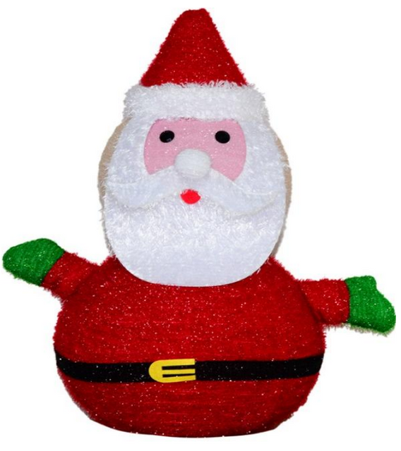 包布可伸缩圣诞老人折叠灯