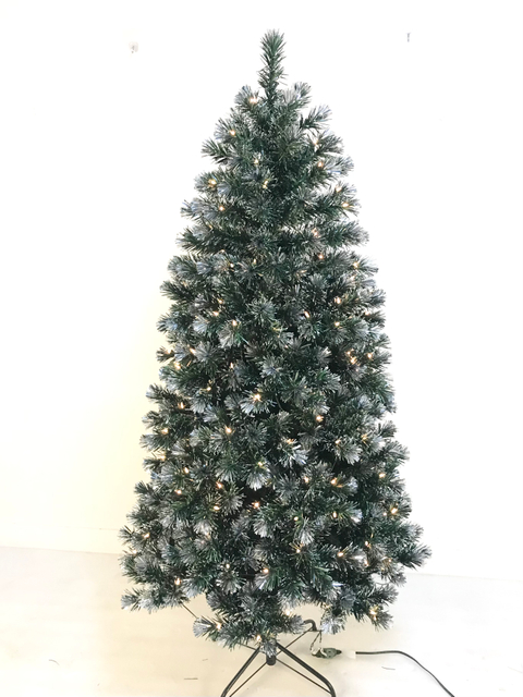 绿色普通圣诞树+植绒