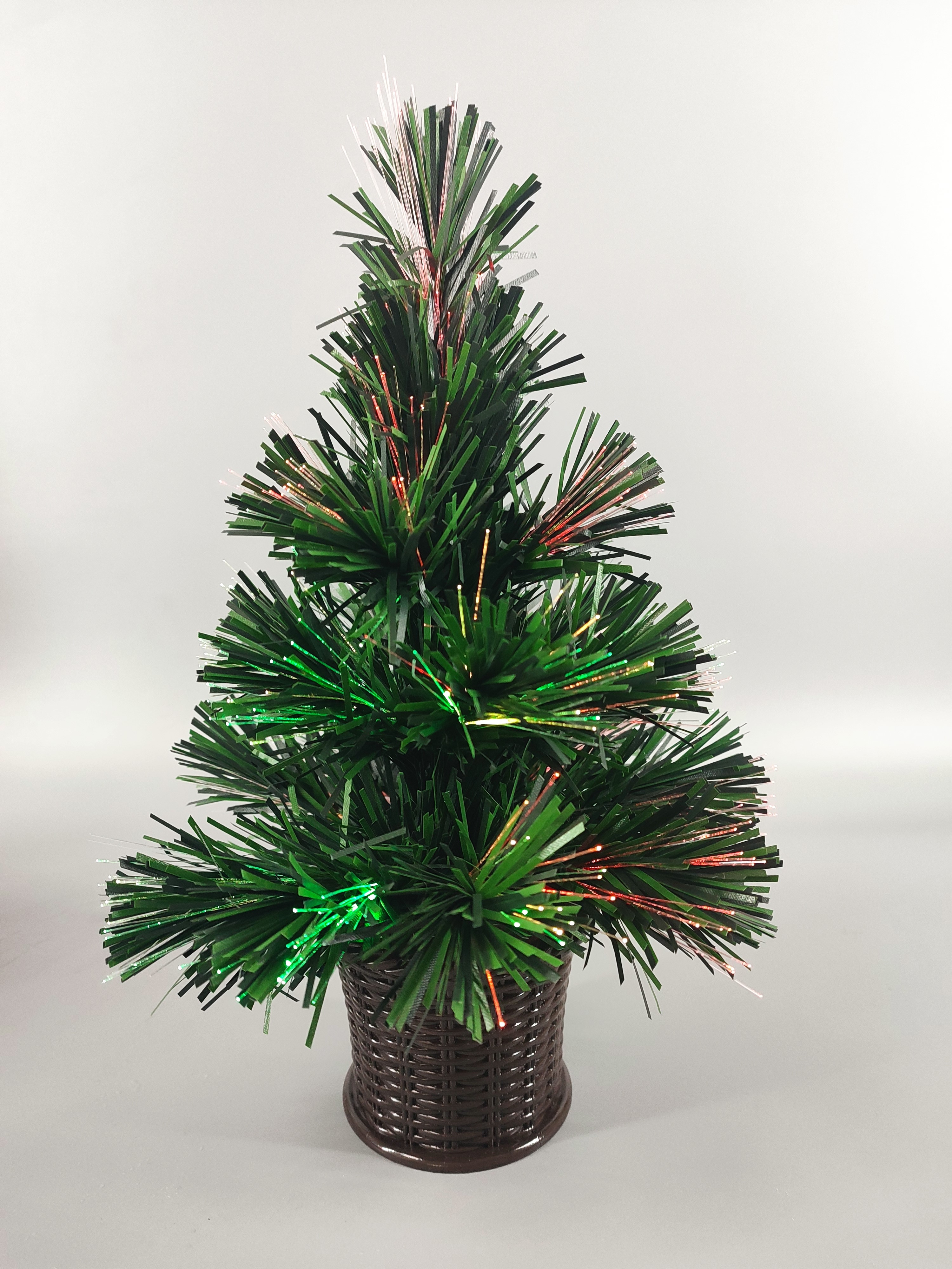 圣诞绿色光纤树