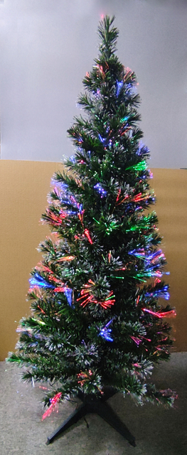 圣诞绿色水光纤树