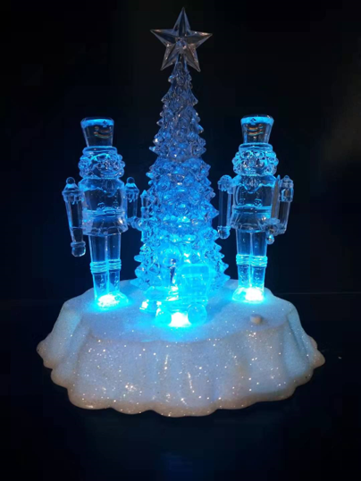 丙烯酸透明形状轻士兵圣诞树