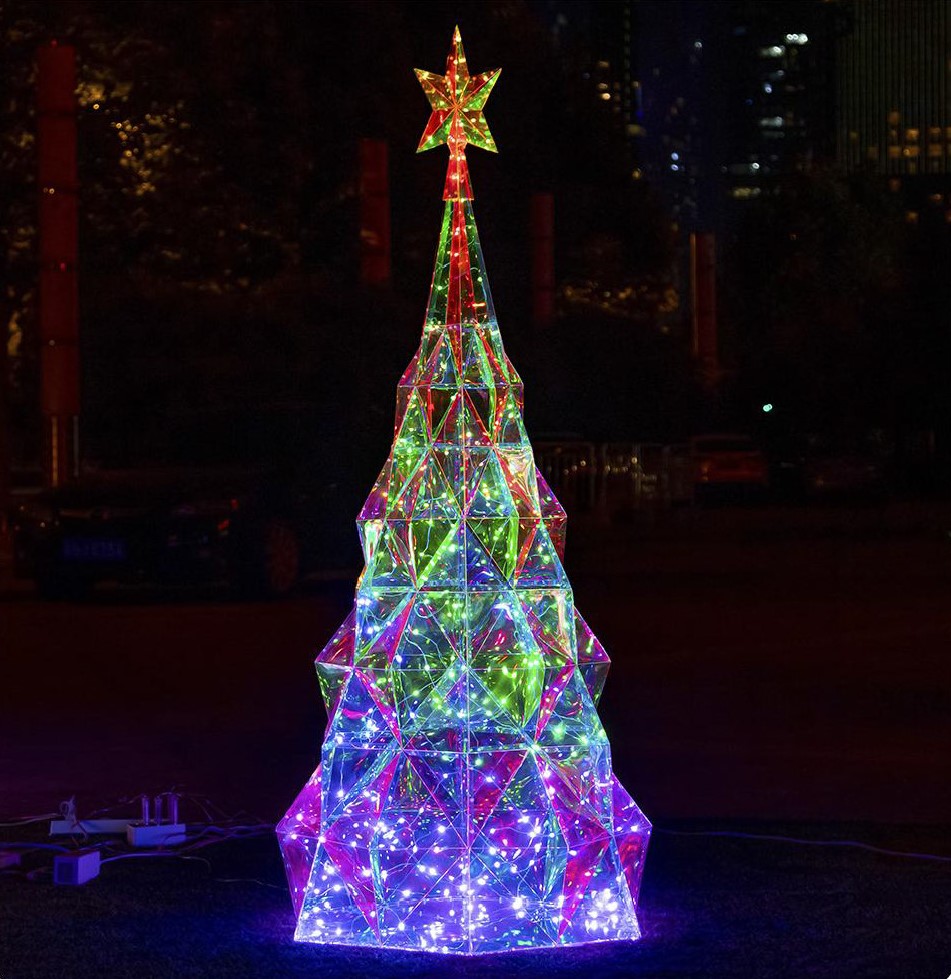 彩色钻石圣诞树